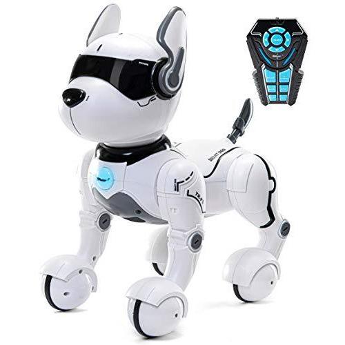 Top Race TR-P5 Remote Control Dog Smart Mini Pet Dancing to Beat Puppy Dogs & Imitates Animals-RC Robot - Good