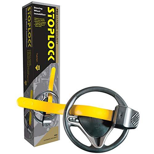Stoplock 'Pro' Steering Wheel Anti-Theft Security Lock HG 149-00 - Universal Fit Secure Protection For Cars and Other Vehicles - 2 Keys - Very Good