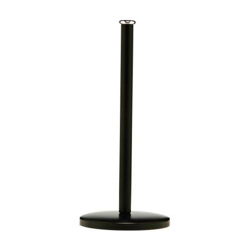 Premier Housewares Black Brushed Sleek Kitchen Roll Holder Free Standing Vertical Paper Towel Stand Stainless Steel With Base 31 x 14 x 14 - Good