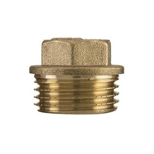 B&Q 1/2" inch BSP Thread Brass Pipe Screw Hex Male Blanking Plug Tube End Cap - Like New