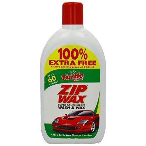 Turtle Wax Tur-t4202 Zipwax Wash And Wax 500ml Plus 100 Percent Free - Like New