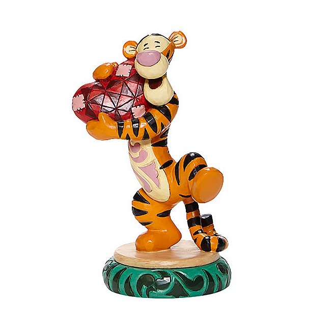 shopDisney Enesco Tigger Holding Heart Disney Traditions Figurine