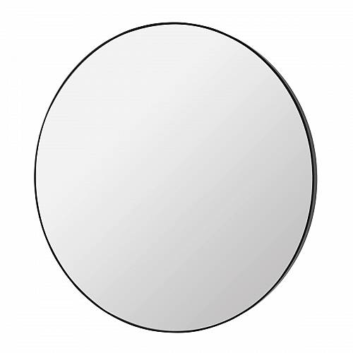 Broste Copenhagen Miroir rond en bois noir 110 cm Complete - 