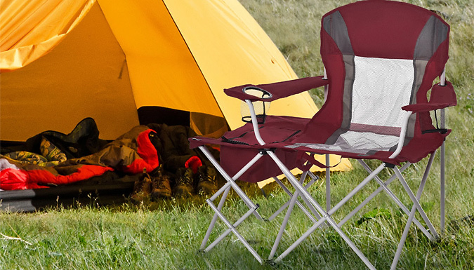 MHSTAR UK LTD Outsunny Folding Camping Chair