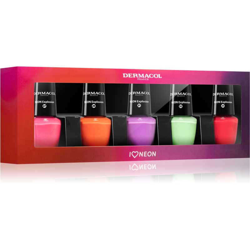 Dermacol  Neon set di smalti per unghie