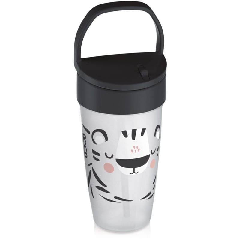 Lovi Salt & Pepper Active Cup with straw 11+ m 350 ml