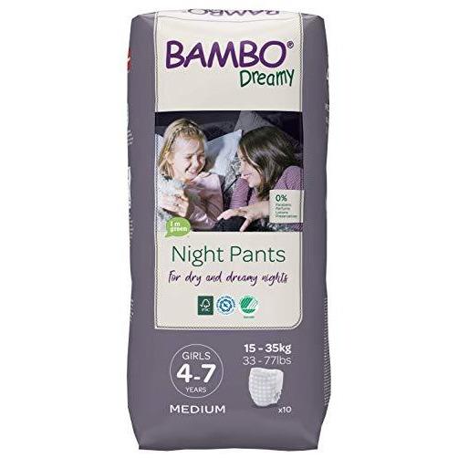 Bambo Nature Bambo Dreamy Night Pants 4-7 G - 10 Pads