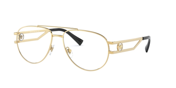 Versace VE1269 1002 Gold Aviator Glasses