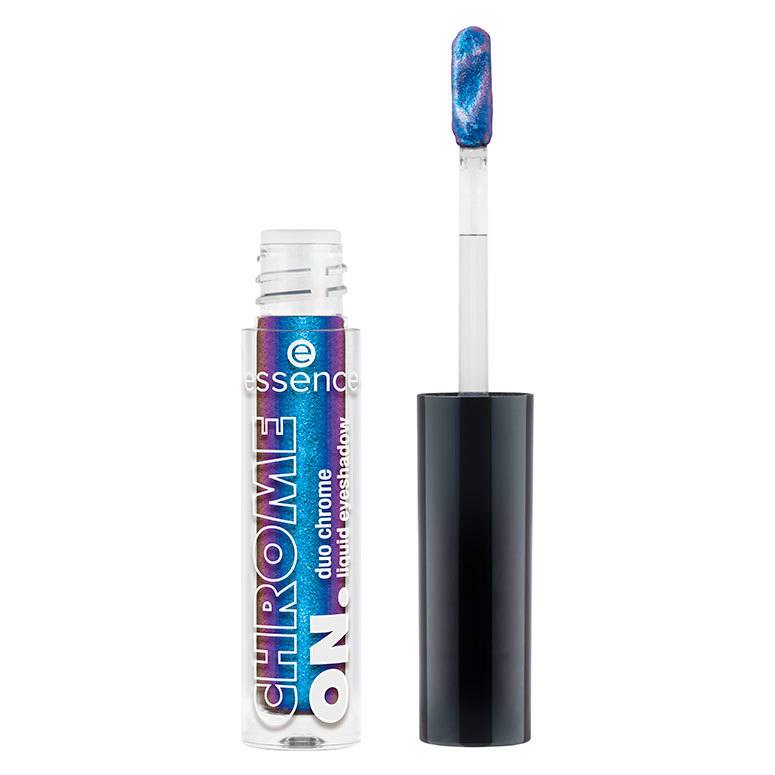 Essence  CHROME On. duo cienie do powiek w płynie odcień 01 1,2 ml