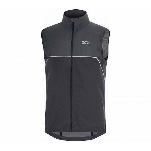 GORe Wear Men's R7 Partial GORe-TeX INFINIUM Vest | L | Black/Terra Grey