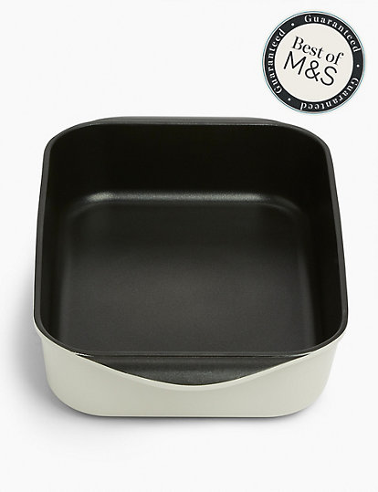 M&S chef Large Cast Aluminum Roaster - 1SIZE - Charcoal, Charcoal