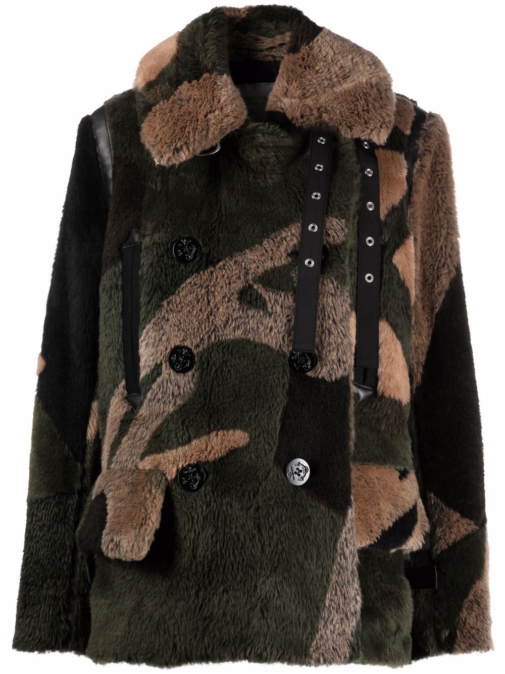 Sacai Faux Fur Coat