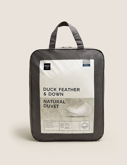 Marks and Spencer Duck Feather & Down 13.5 Tog Duvet - 6FT - White, White