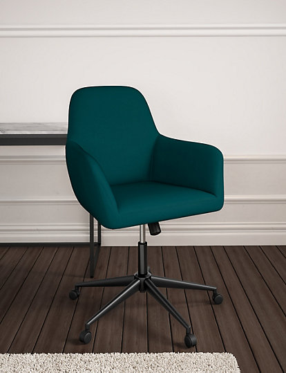 Marks and Spencer Farley Office Chair - 1SIZE - Teal, Teal