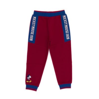 Disney Store Mickey Mouse Burgundy Jogging Bottoms For Toddlers & Kids - From shopDisney
