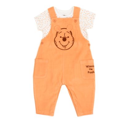 Disney Store Winnie the Pooh Baby Dungaree and Body Suit Set - From shopDisney