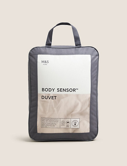 Marks and Spencer Body Sensor™ 1 Tog Duvet - SGL - White, White
