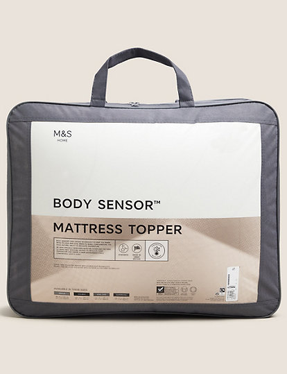 Marks and Spencer Body Sensor™ Mattress Topper - DBL - White, White