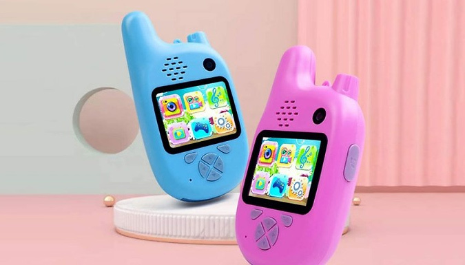 MBLogic Kids' Dual Camera Walkie Talkies - 2 Colours