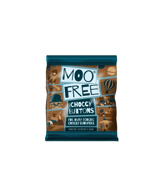 Jarrold Deli Other Brands Moo Free Choccy Buttons - Dairy Free Vegan Milk Chocolate (25g x 1 bag)