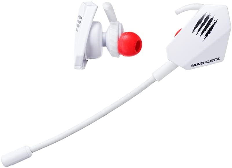 Mad Catz E.S. PRO+ Gaming Earbuds in White
