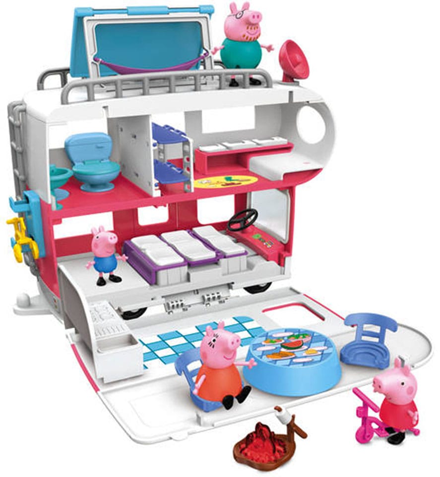 Hasbro  Spielzeug-Auto Peppa Pig, Wohnmobil von Familie Wutz, mit Soundeffekten