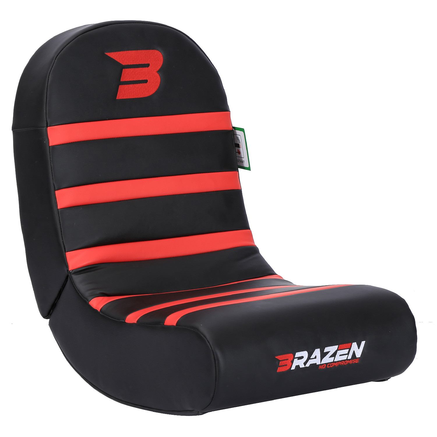 BraZen Piranha Gaming Chair - Red