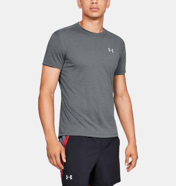Under Armour Men's UA Streaker Short Sleeve | Gray | LG