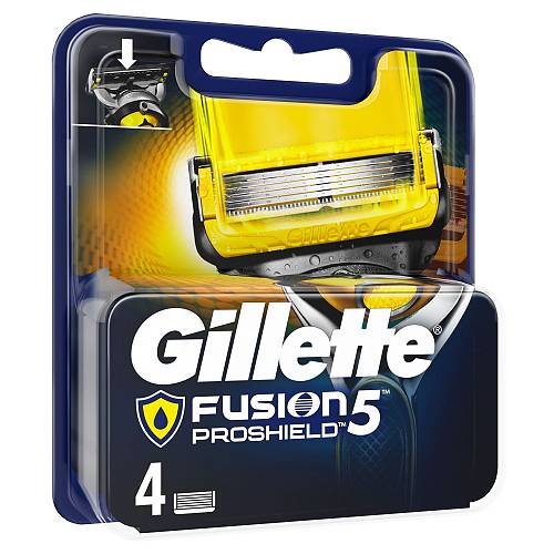Gillette Fusion Proshield Cargador 4 Recambios