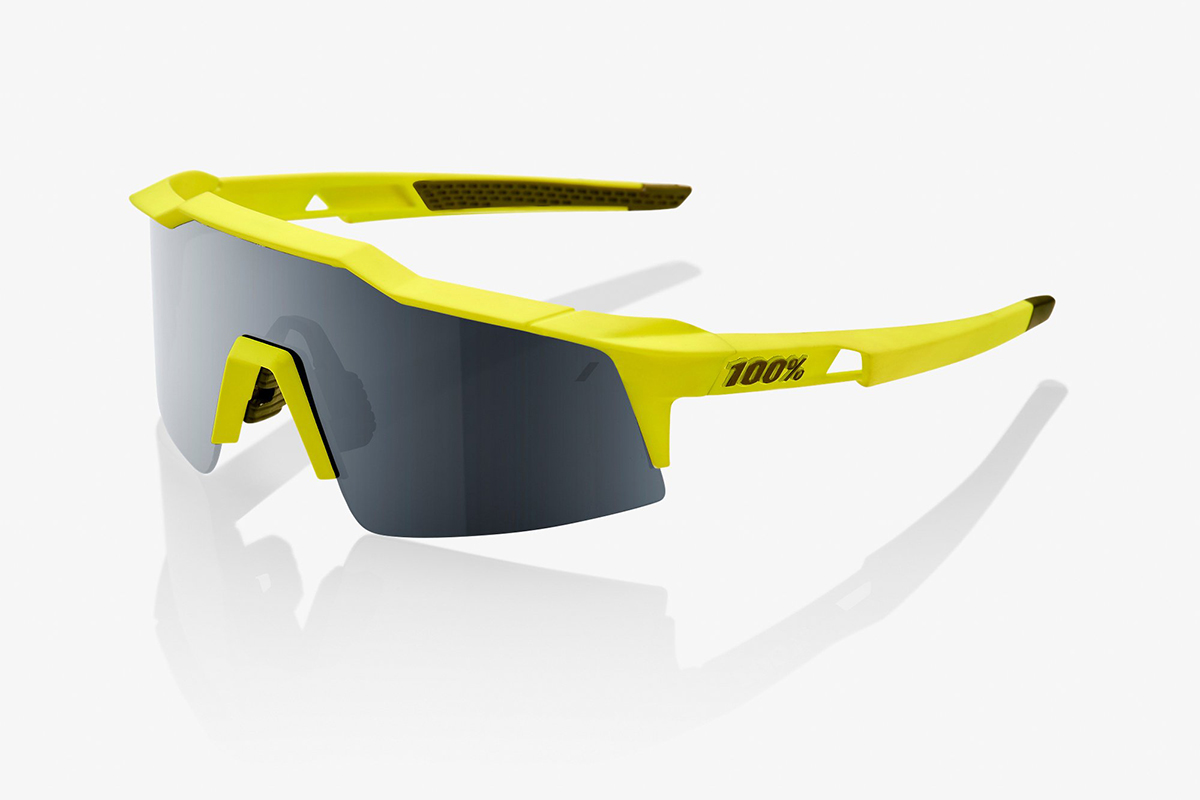 100% Speedcraft SL Glasses MATT DARK HAVANA/SMOKE LENS